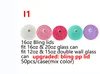 Couvercle bling en PP de 16 oz
