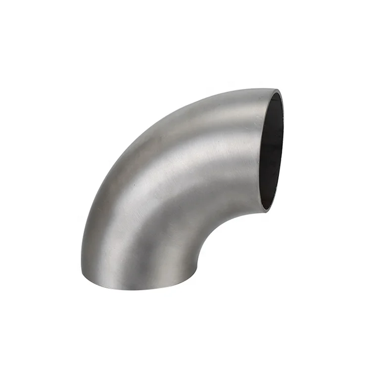 UNIKIM Stainless Steel Pipe Handrail Fittings Welded Bevel End Elbow Joint