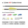 Flecha de carbono de 3,2 mm y 40 dientes