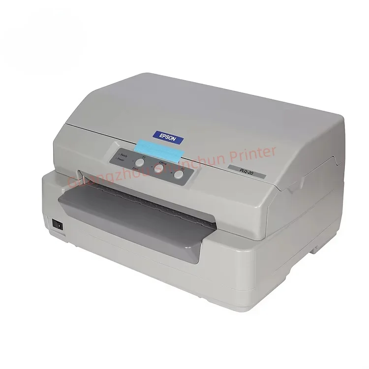EPSON PLQ20 銀行通帳プリンタ ドットマトリックス プリンタコード付き Epson PLQ-20 Dot Matrix Printer for Bank Passbooks - Fast 480cps