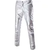 Siber shiny glitter suit pants latex trousers