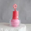 Pink-transparent case