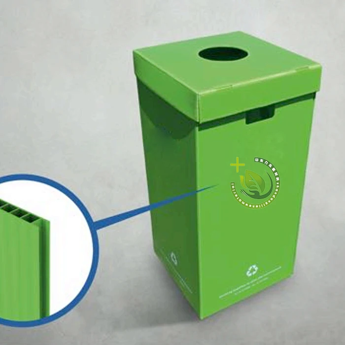 OEM Akzeptiert pp Wellpappe Kunststoff Papierkorb Aufbewahrung sbox fr  Abfall Coro plast Plastik flaschen Altpapier Mlleimer