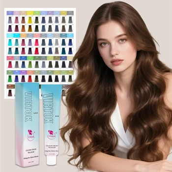 Alibaba Recommend Customizable 200ML Does Not Contain Ammonia Fast Hair Coloring Cream for Salon Professionals