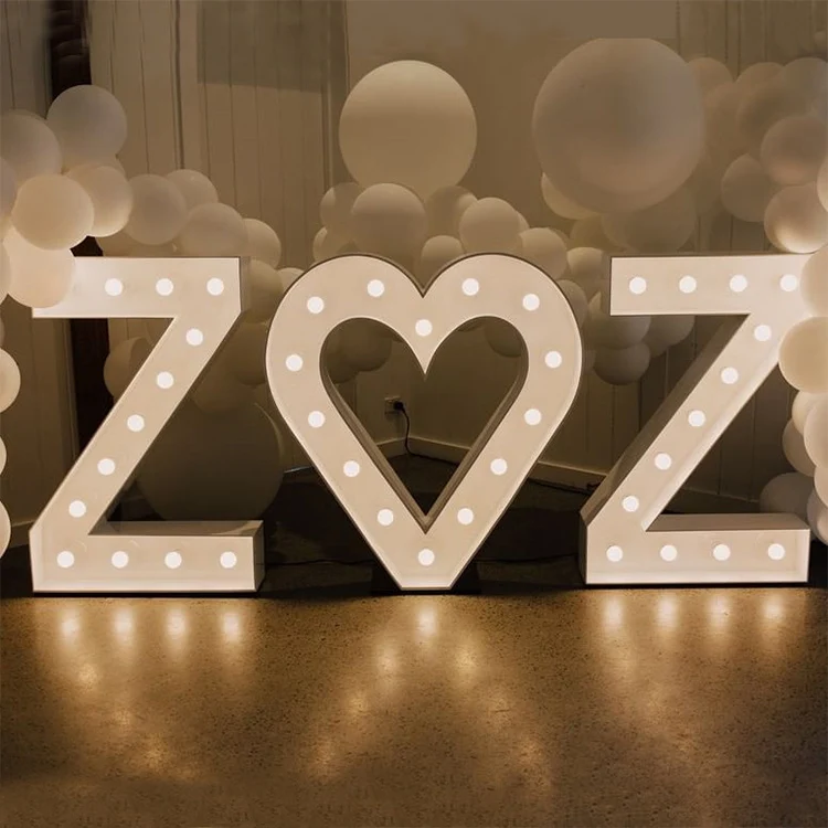 Light Marquee Sign LED Table Giant 4 Feet Marquee Letters Love in Nyc Wedding Numbers 3ft  4ft Marquee  Letters