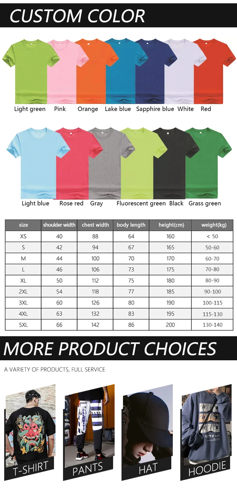 Wholesale High Quality Men's Plain Tshirt Dyed White Tee Shirts Custom ...