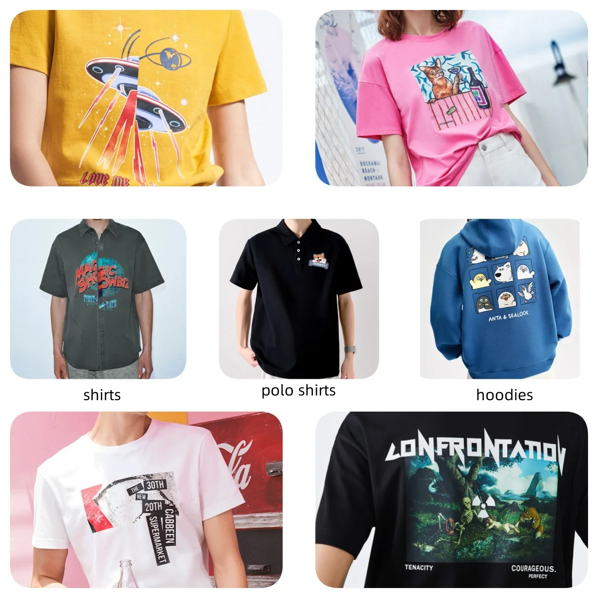 Factory Direct Sale A2 Size Two Printheads Grand Format Commercial High Speed Dual Platen Digital T Shirt DTG Garment Printer
