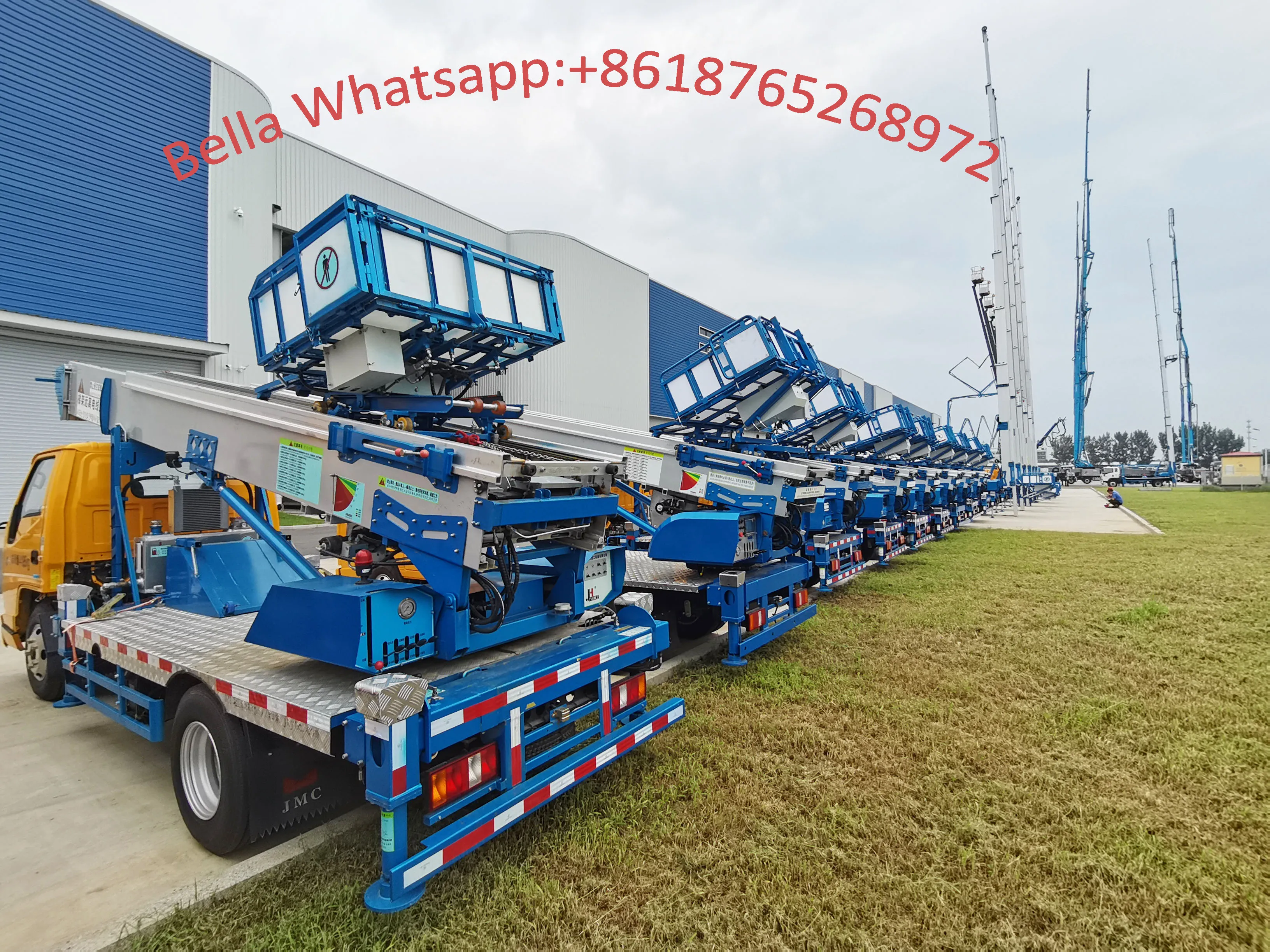 32m 36m 45m 65m Skylift Furniture Lift Ladder Lift Truck Aerial Ladder Lift Truck For Moving Ladder Bucket Aerial Truck 11