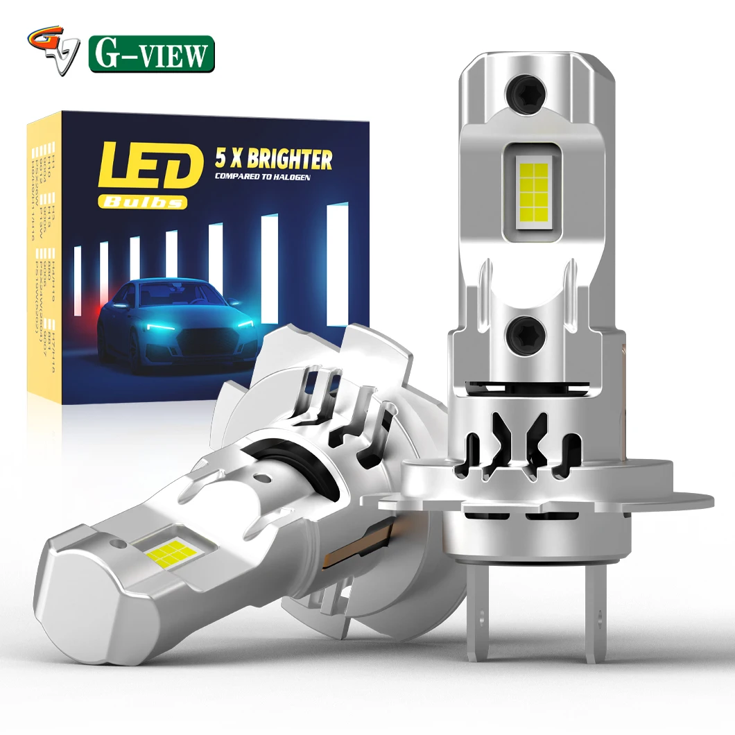 Gview 60W Mini LED Bulb Popular H1 H4 H7 H11 Halogen for Car Canbus LED Headlight Bulb 6000k Color New Size H3 H13 9007 9005