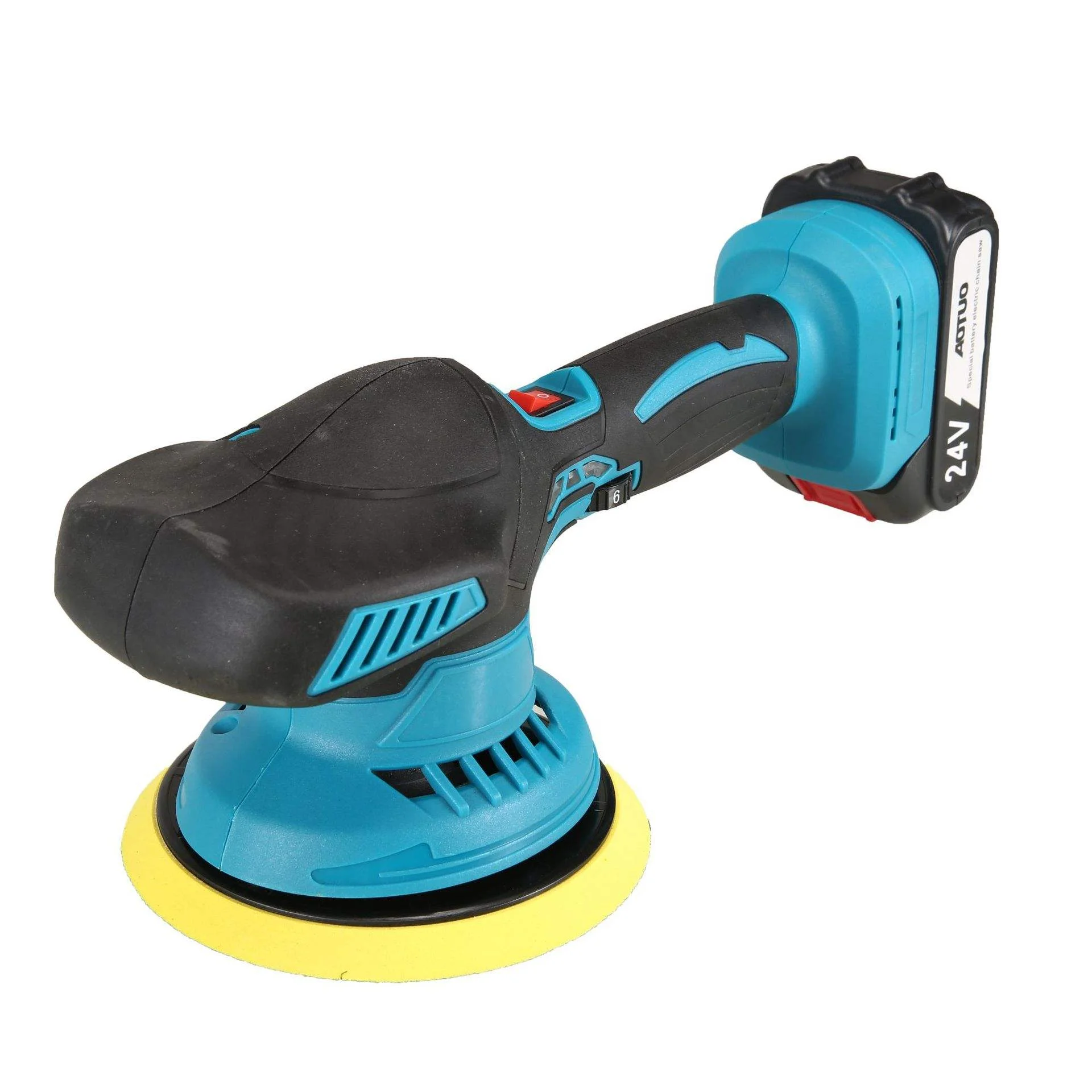 AOTUO 21V Battery Cordless DIY Car Buffer Polisher Machine 600W Floor Polisher Speed Orbital  Power tools