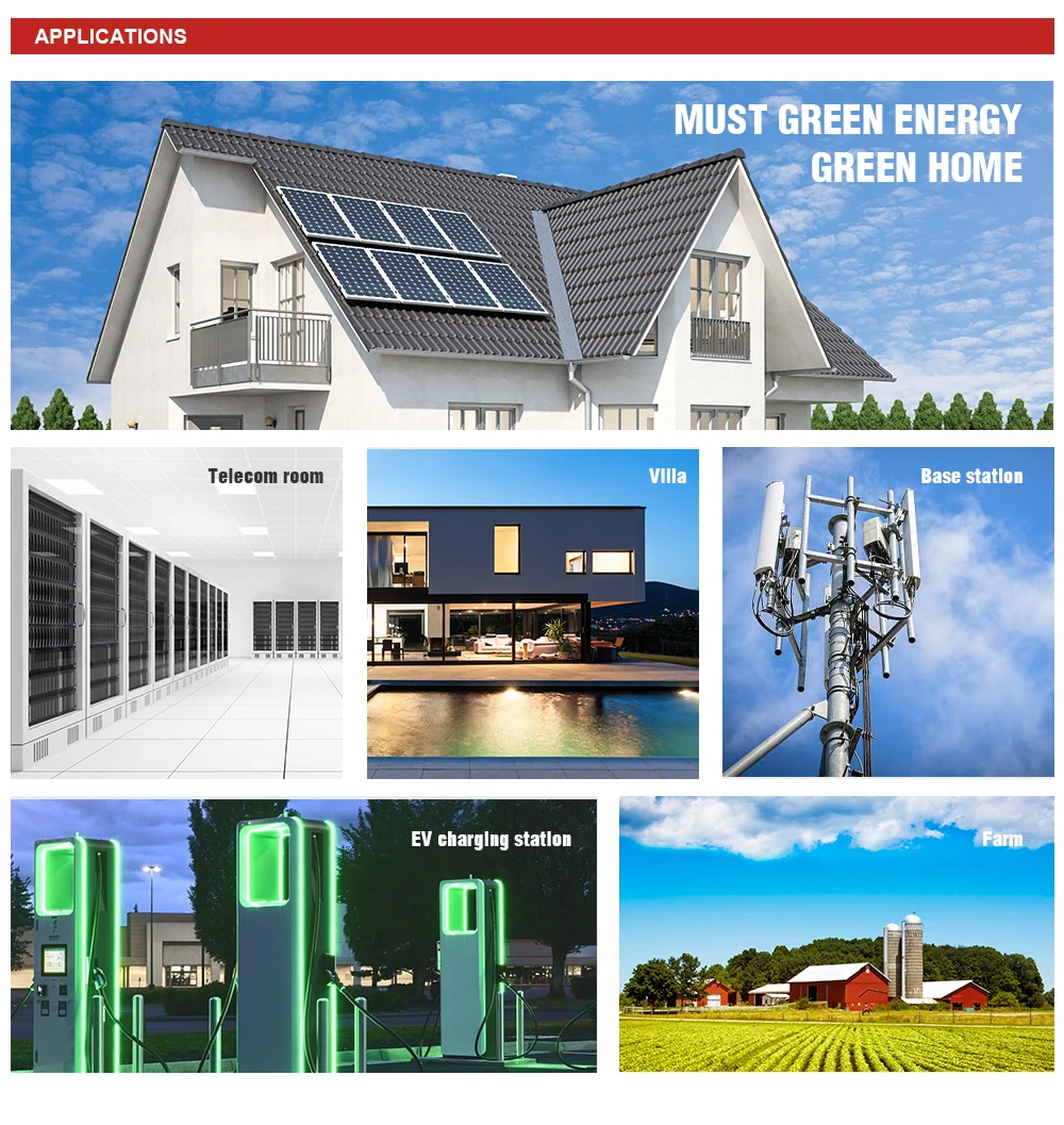 MUST 5000W Off Grid Complete Solar System 3KW 4KW 5KW All in One Solar ...