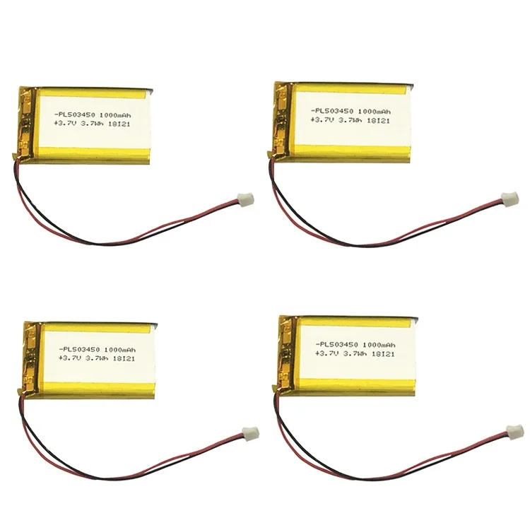 China Manufacturer 3.7V Li-ion Polymer 1000mAh Lipo OEM rechargeable battery