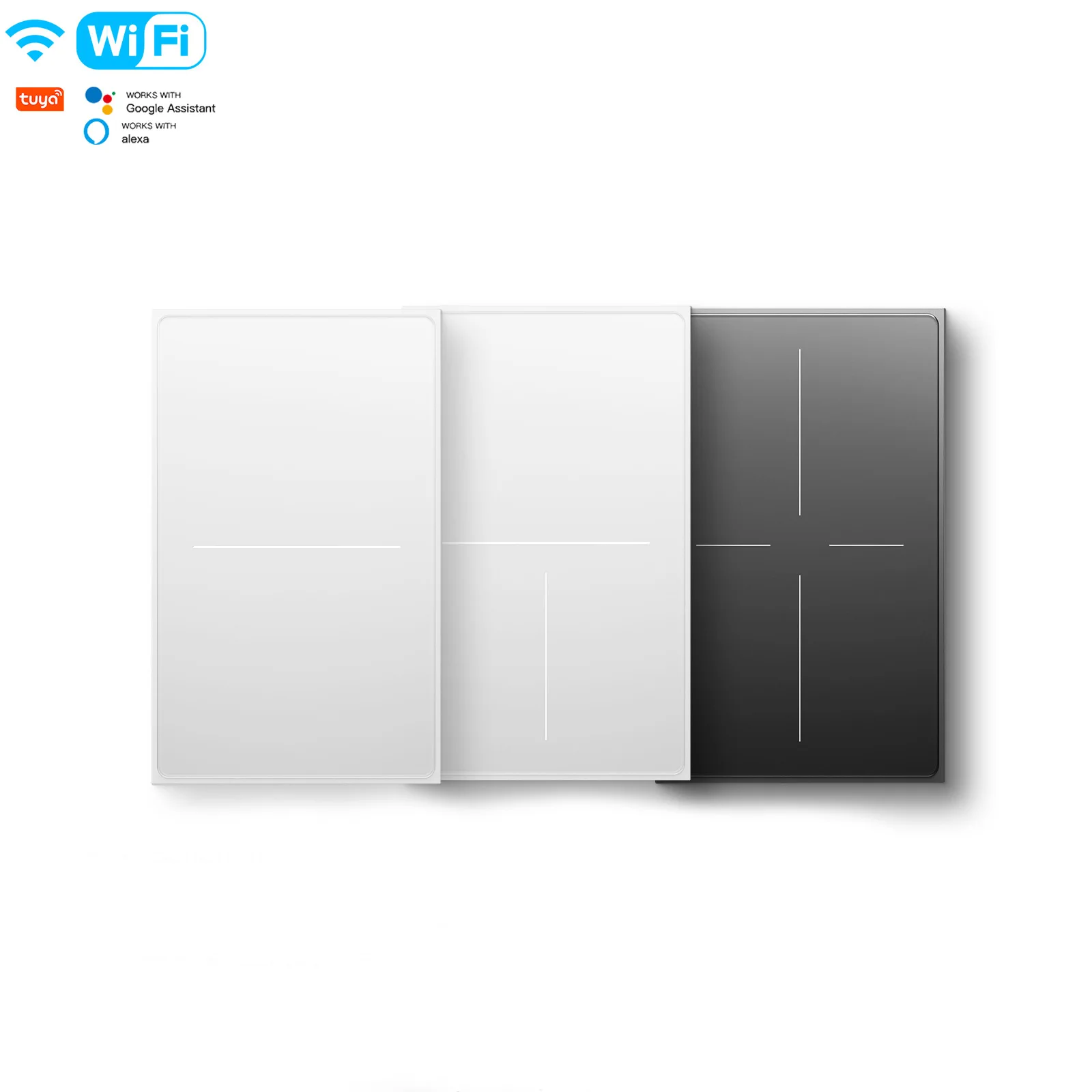 2025 New Wall Panel Wifi Smart Switch Remote Control Switches Smart Home Products Work Alexa Google Home Smart Switch Wifi EU US