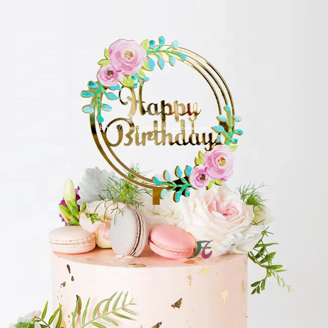 Fontana per torta Buon Compleanno
