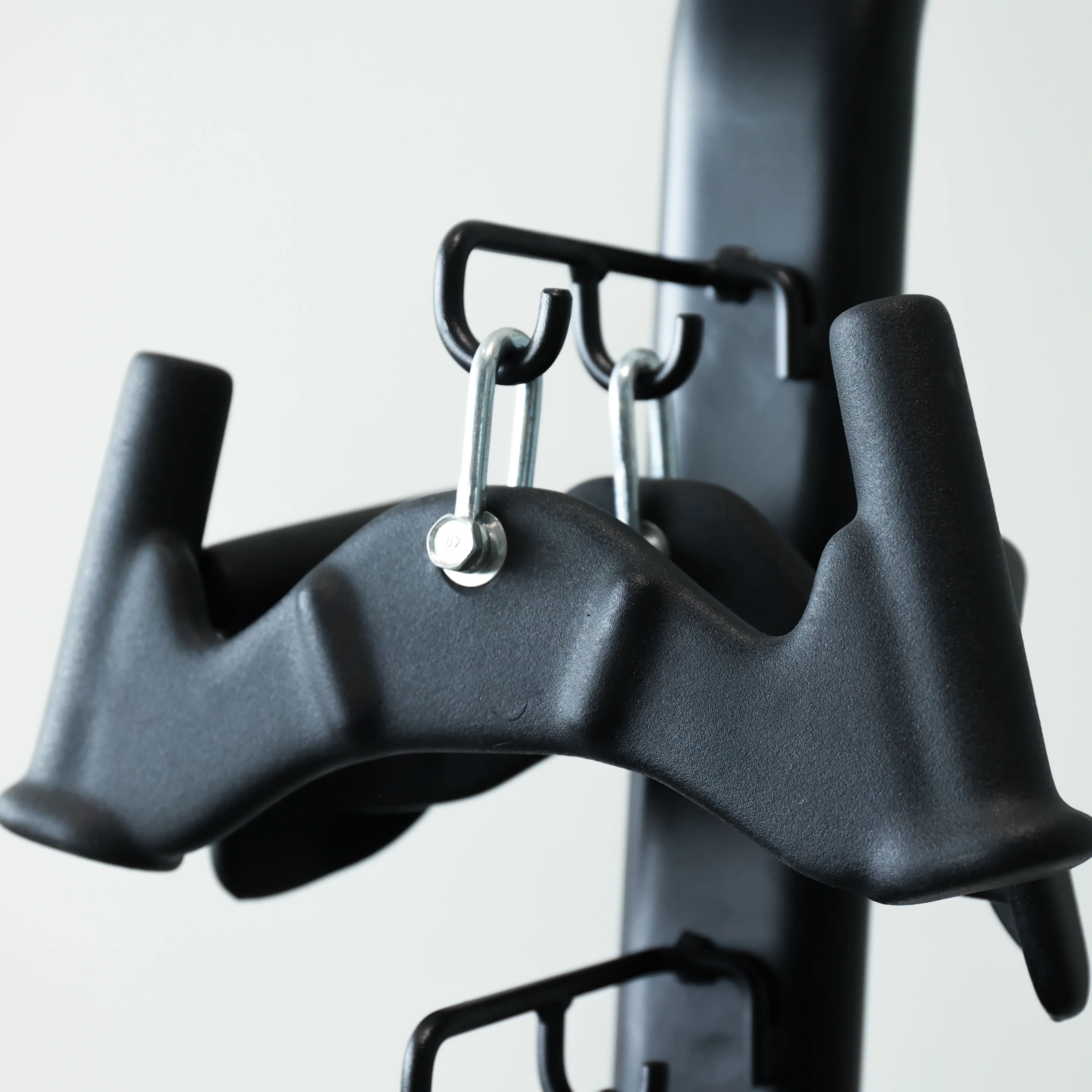 MDBuddy PVC Pull Down Handle Rowing Bar Machine Attachments Lat Pull Down Bar Back Strength Training Handle Grip
