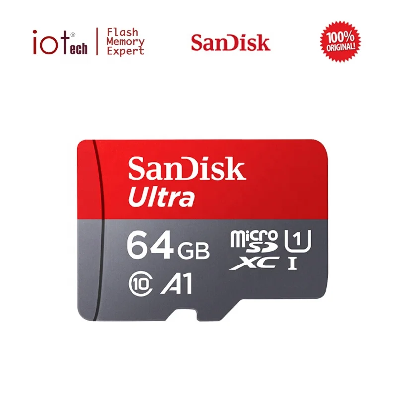 Real Original Sandisk Micro SD Card 16GB 32GB 64GB TF Memory Card
