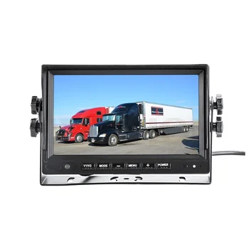 HD Car Tv Monitor 7 Inch AHD Vehicle Screen Monitor With U-shaped Metal Bracket