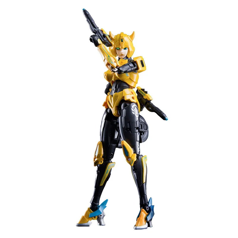 CS-01 Little Bee Girl Collection Plastic Anime Model Robot Transforming Mechanical Action Figure Toy in Space Theme