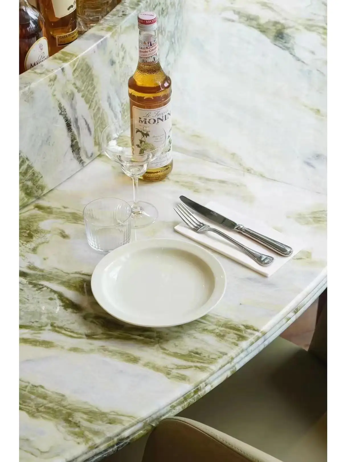 product modern luxury interior doors kitchen countertop bathroom vanities floor tiles in green marble natural pink marble tile stairs-2