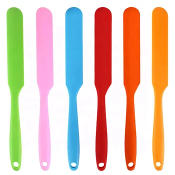 Heat Resistant Small Silicone Mixing Spatula Flexible Butter Spatula for Mixing Cooking Baking