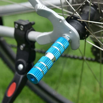Pioli Per Bici MTB - Alluminio Antiscivolo 100mm Viola