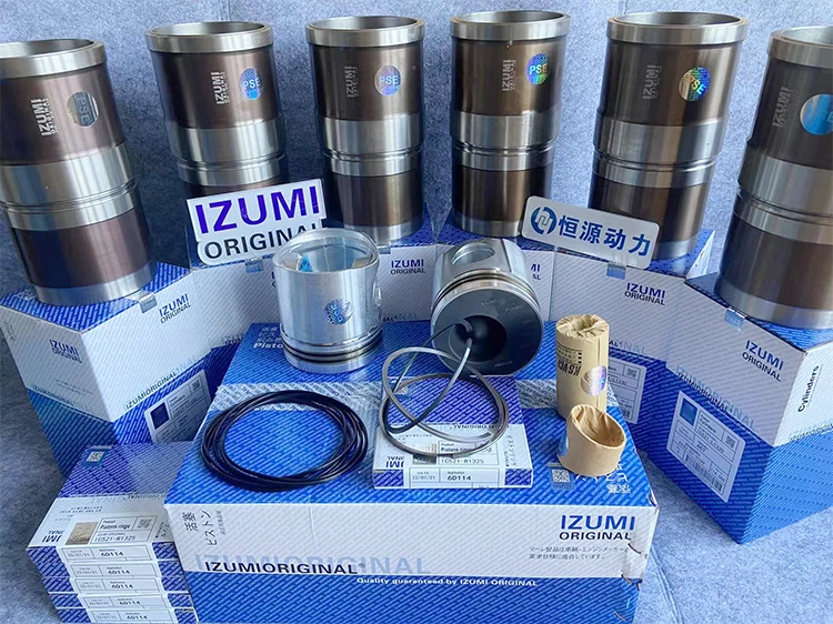 IZUMI ORIGINAL 6D114E -3 PC300-8 QSC8.3 Overhaul Rebuild Kit With Gasket Set Bearing For Cummins Engine Part supplier