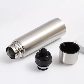 24-Hour Dual Wall Vacuum 750ml Stainless Steel Flask Portable Water Bottle Handgrip for Keeping Water Cold Hot Business Gifts