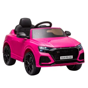 Audi RSQ8 Licensed Pink Kid Ride on Car 12V Electric Toy Car for Children With 2.4G RC and Music Player