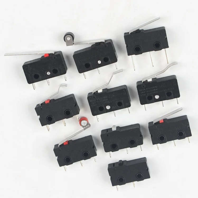 3 Pin Micro Momentary Push Button 5A 125V 250V Sensor Limit for All Micro Switch Switch
