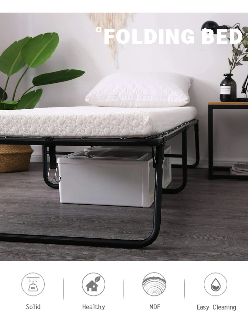 Modern Style Metal Folding Bed Frame Can Be Used For Office Rest And
