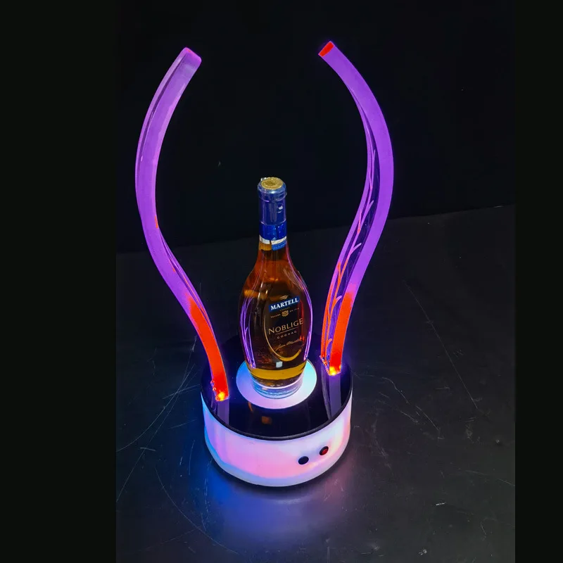 Affordable Price Bottle Service Presenter Special Shape Led Liquor