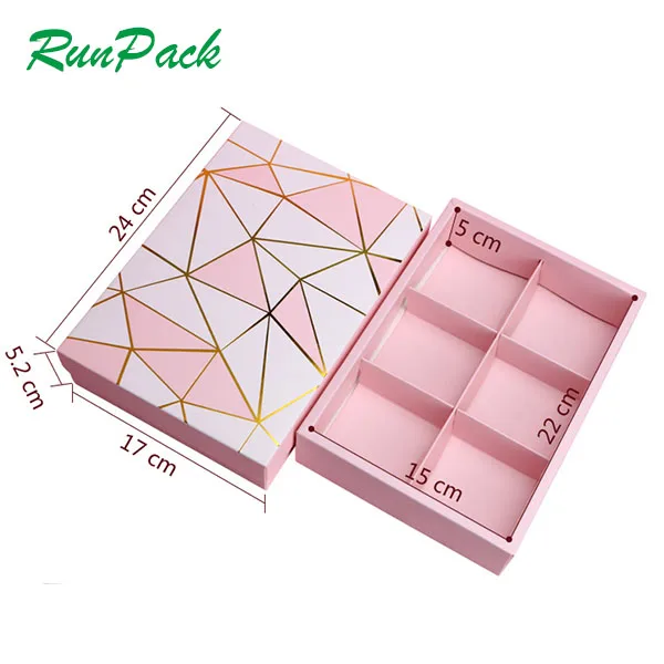 Custom Logo Biodegradable Food Grade Paper Bakery Donut Packaging Pink Fast Food Delivery Mochi Donut Box With Window