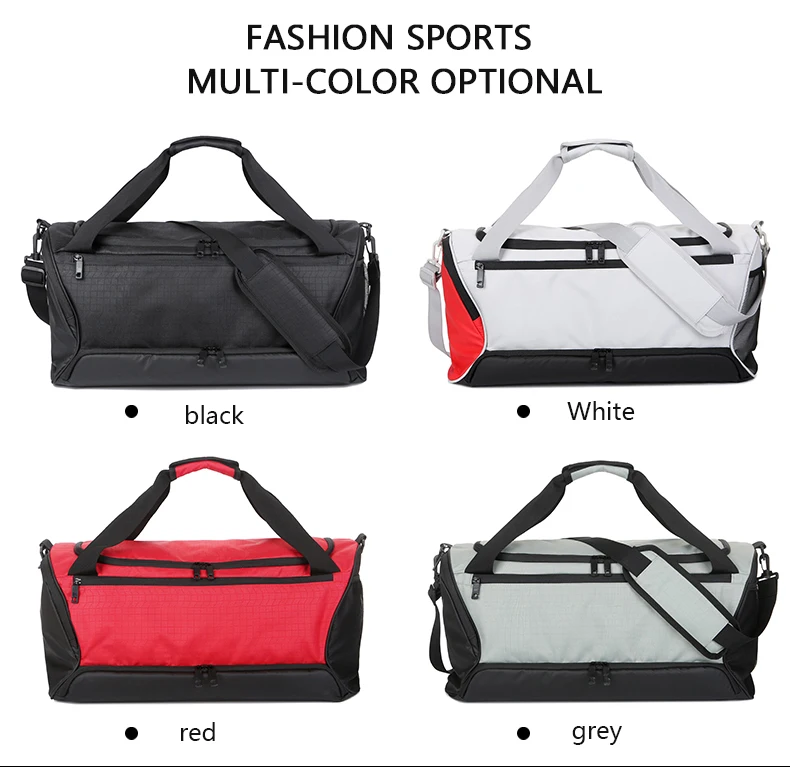 Custom logo waterproof sports swimming yoga bag portable weekend luggage travel fitness bag large capacity gym bag