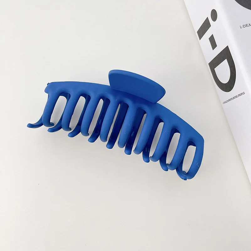 Girlize New Design 12cm Large Matte Acrylic Plastic Elegant Flower Hair