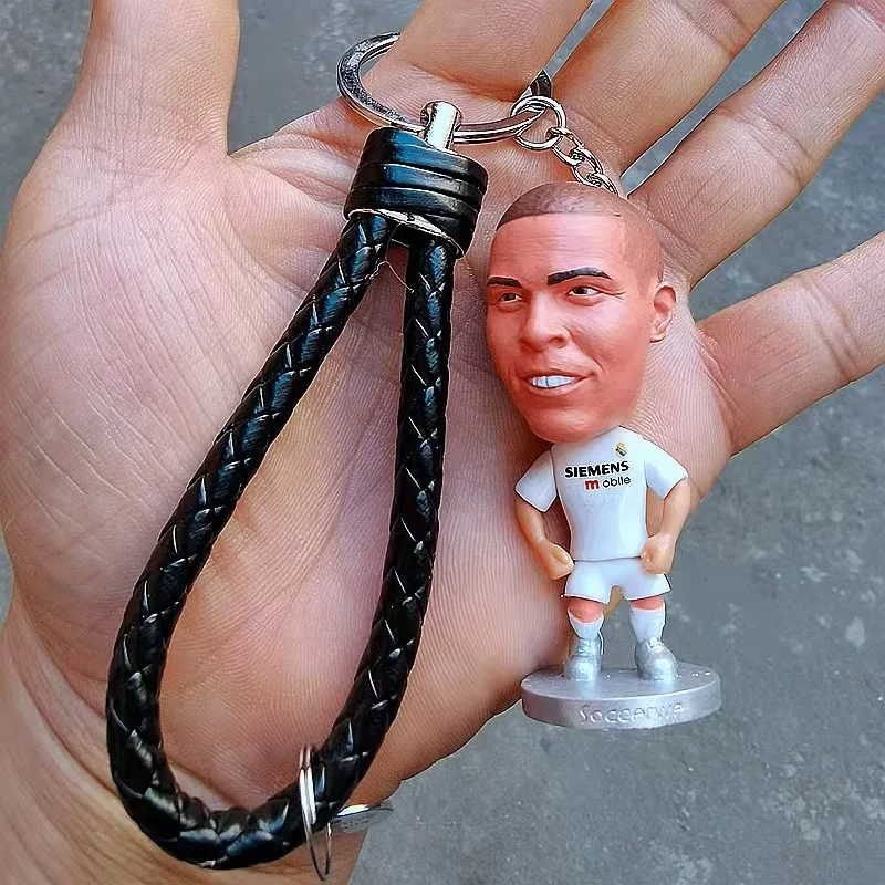 Set Portachiavi Calcio – Cristiano Ronaldo, Messi, Neymar – 6 Cm, Collezione Ufficiale