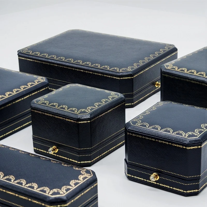 Custom logo Luxury Jewelry Packaging Jewel Storage Bracelet Gift Box Jewellery Ring Bangle Package Necklace Boxes