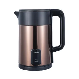 China 1.8 Liters Electric Kettle Retro Design Stainless Steel Heating Element Switch Boiling Hot Water-Big Sale New Design