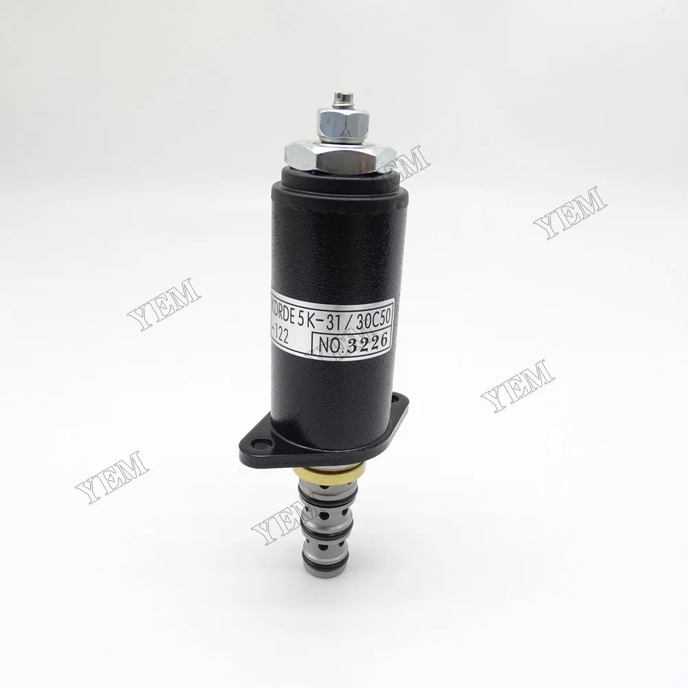 Solemoid Valve KDRDE5K-3V 30C50-122-T for Kobelco Fast Delivery Engine Parts 5