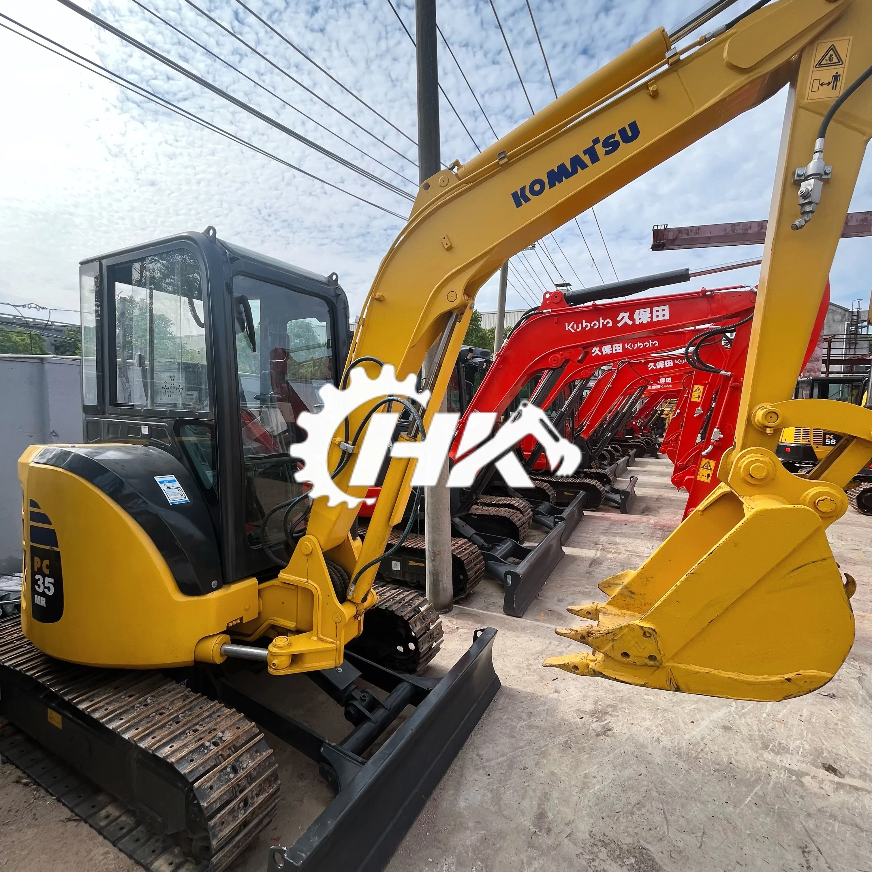 HANG KUI Komatsu Pc35MR 3.5tons 90%new Original Japanese with EPA,CE Agricultural Used Komatsu35 Excavator for Digging