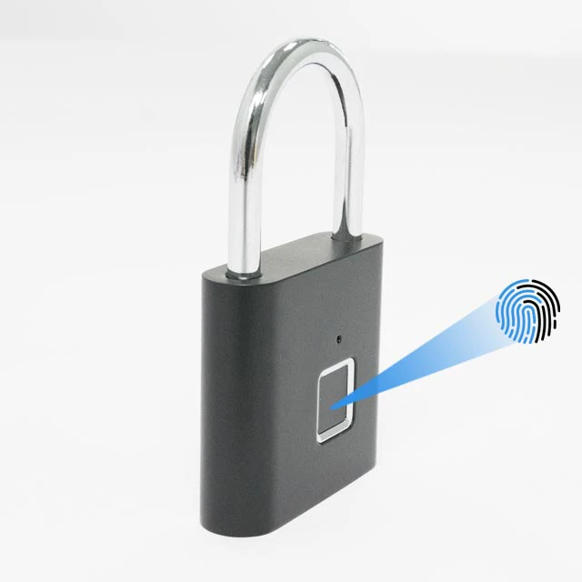 smart fingerprint lock for luggage bag padlock