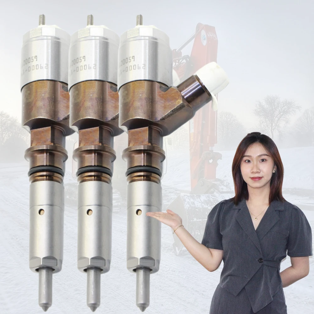 Excavator Inyector Common Rail Fuel Injectors Nozzle Diesel Engine Fuel Injector for Isuzu Bosch Hyundai Volvo Kubota