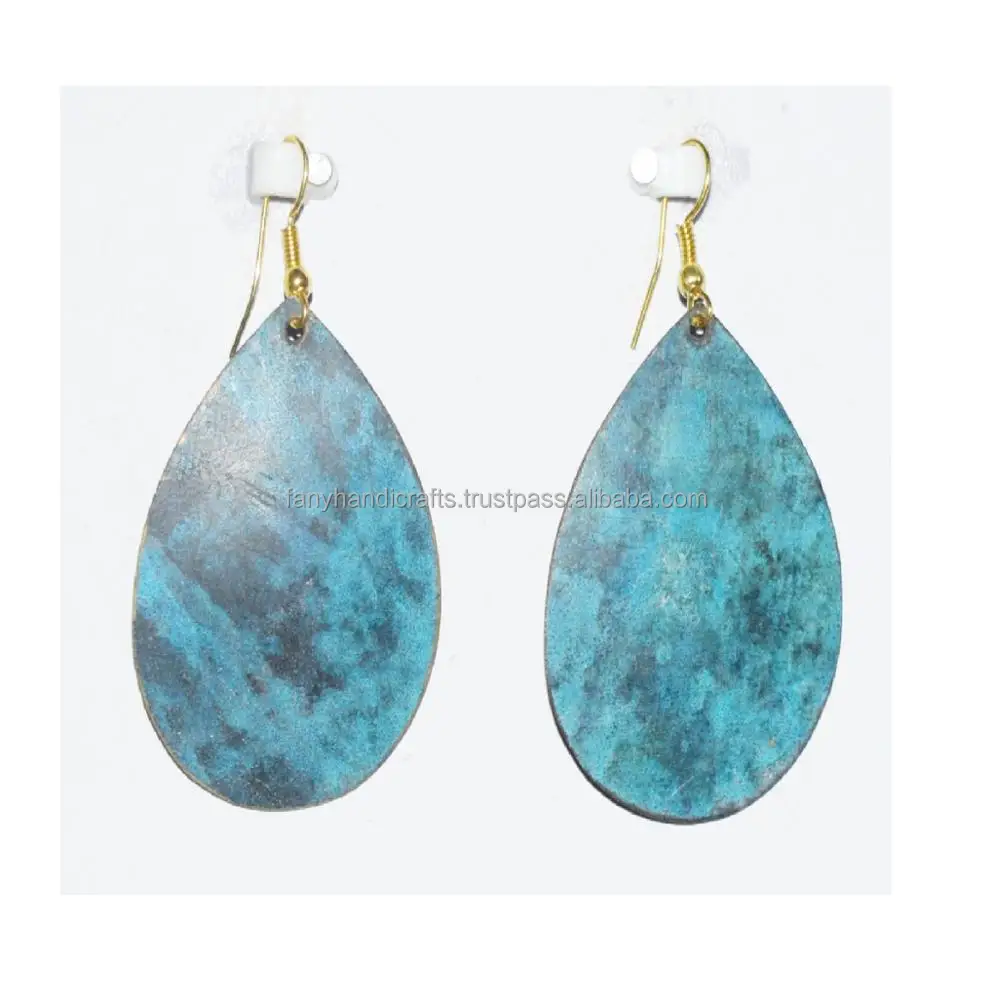 Finland 2025 Basic Long Oval Turquoise long oval gold earrings Gold metal hollow Women long oval gold earrings Jewelry