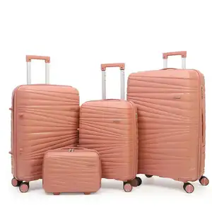 Luxury Luggage Hot Selling Latest Design Airport Luggage Luxury Travel Bags Carry-ons Suitcase Set With 4 Universal Wheels