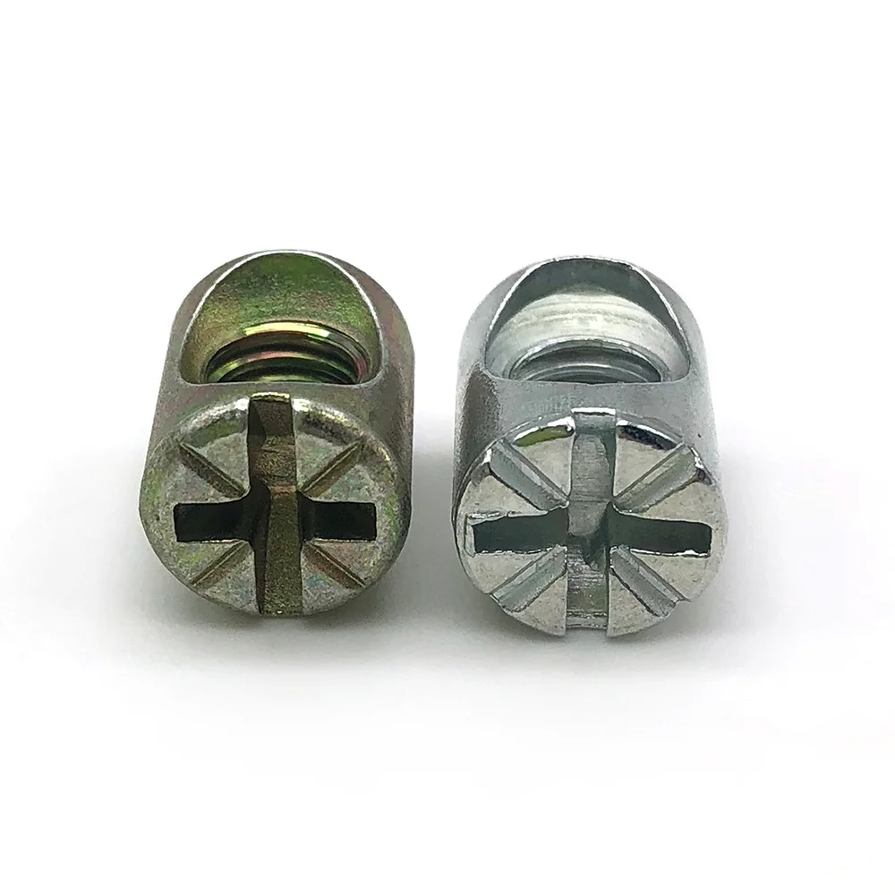 M3 M4 M5 m6 M8 Stainless steel barrel hammer cross hex torx slotted central hole dowel nut