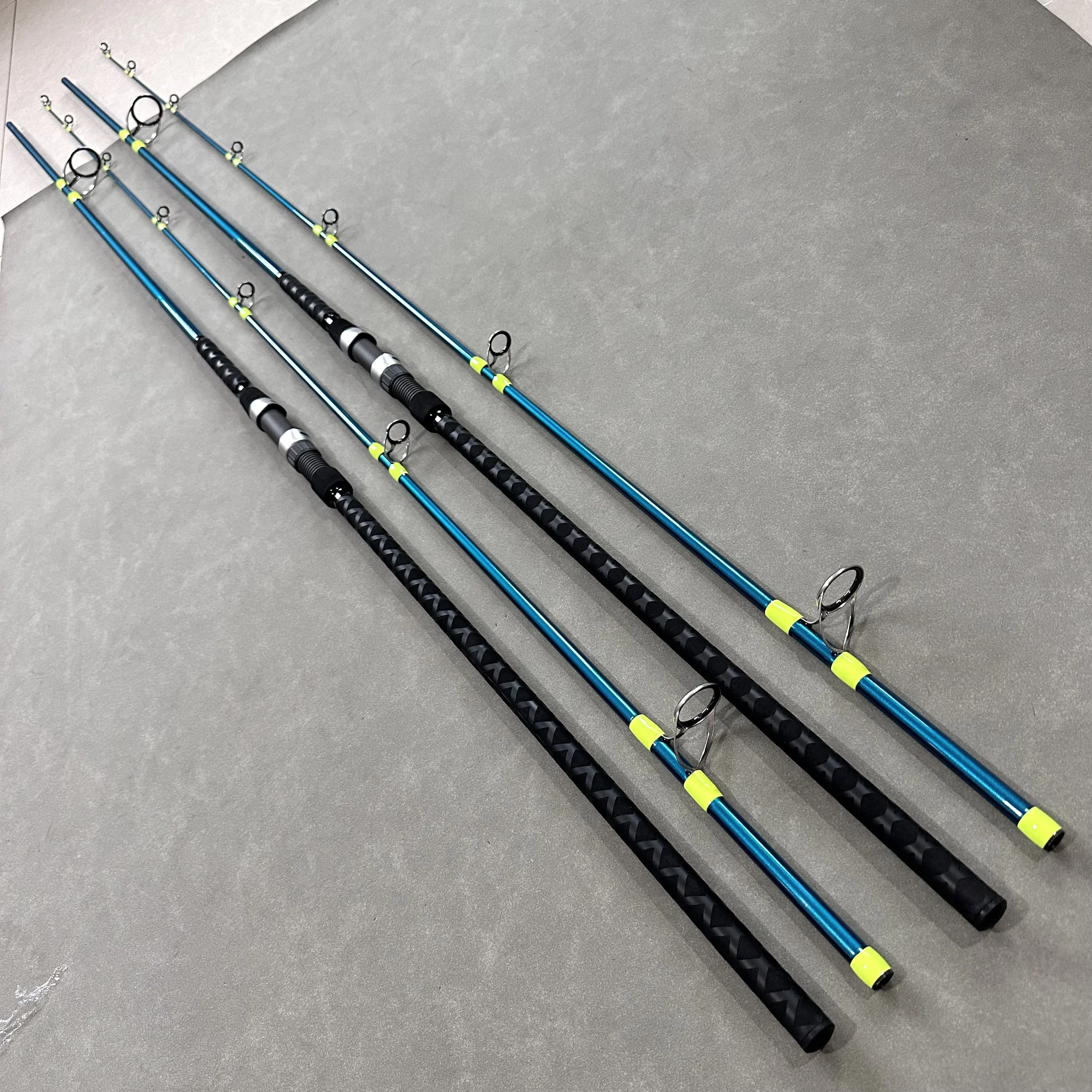 Customizable Varnish Surface Surf Rod 14ft Medium-Heavy Power Fast Action for Big Game Fishing