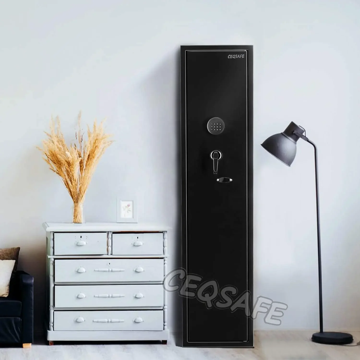 CEQSAFE China Box Electronic Digital Lock Safe Home Metal Safe Box Gun Safe Box