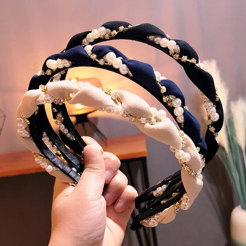 Luxury Pearl Hair Band For Women Korean Hair Accessories, Oem