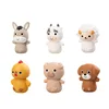 6 farm animal dolls