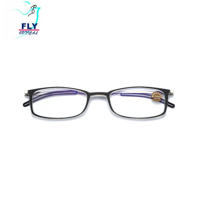 2020 2022 New Arrival High Quality  Anti Blue Light Women Men Slim Metal Reading Glasses Bulk With Metal case
