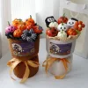 Brown halloween bouquet